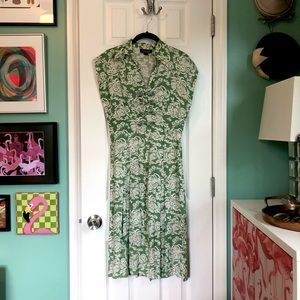 Trashy Diva Green Mums Day Dress RARE size 6